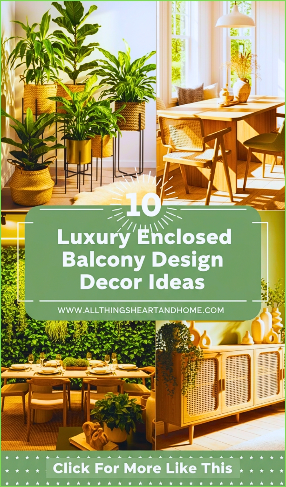 Luxury Enclosed Balcony Design Decor Ideas