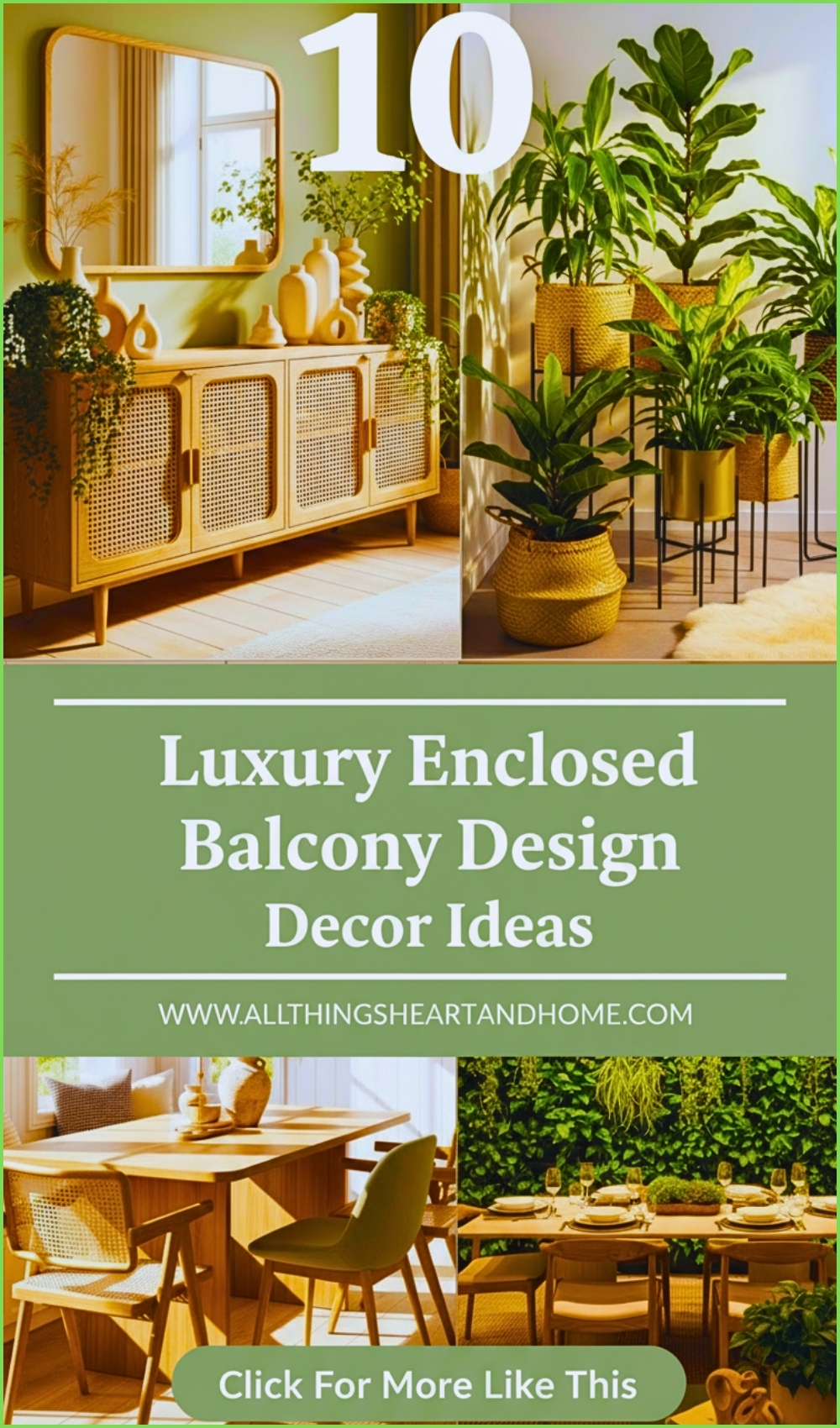 Luxury Enclosed Balcony Design Decor Ideas