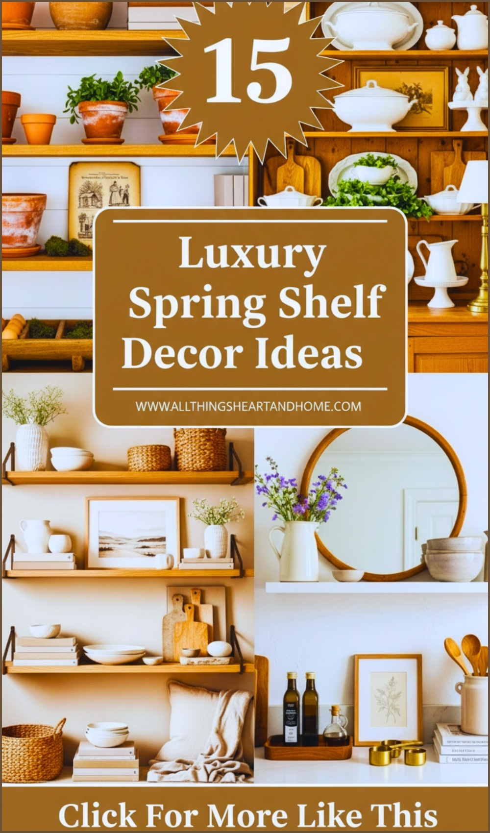 Luxury Spring Shelf Decor Ideas (2)