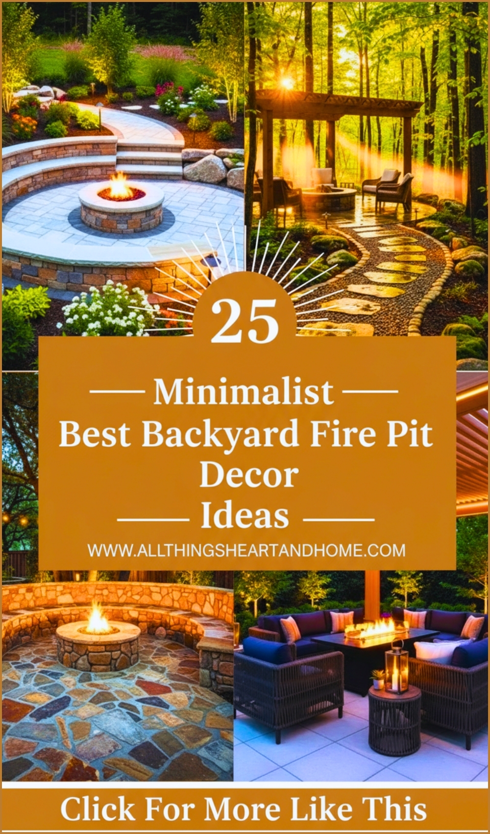 Minimalist Best Backyard Fire Pit Decor Ideas
