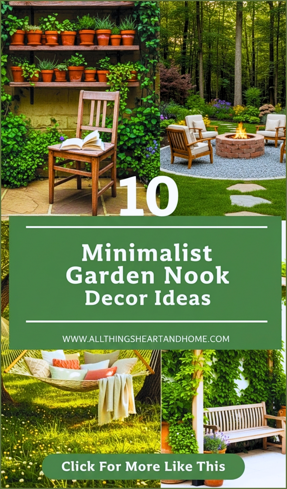 Minimalist Garden Nook Decor Ideas