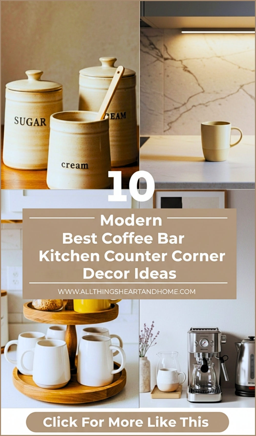 Modern Best Coffee Bar Kitchen Counter Corner Decor Ideas