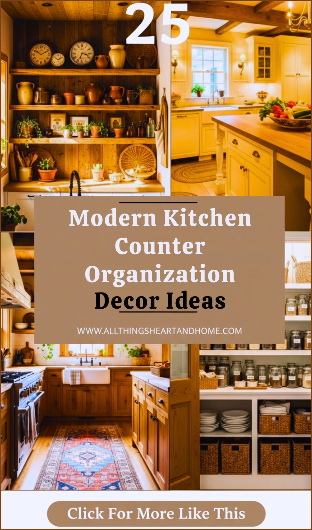 Modern Kitchen Counter Organization Decor Ideas (2)