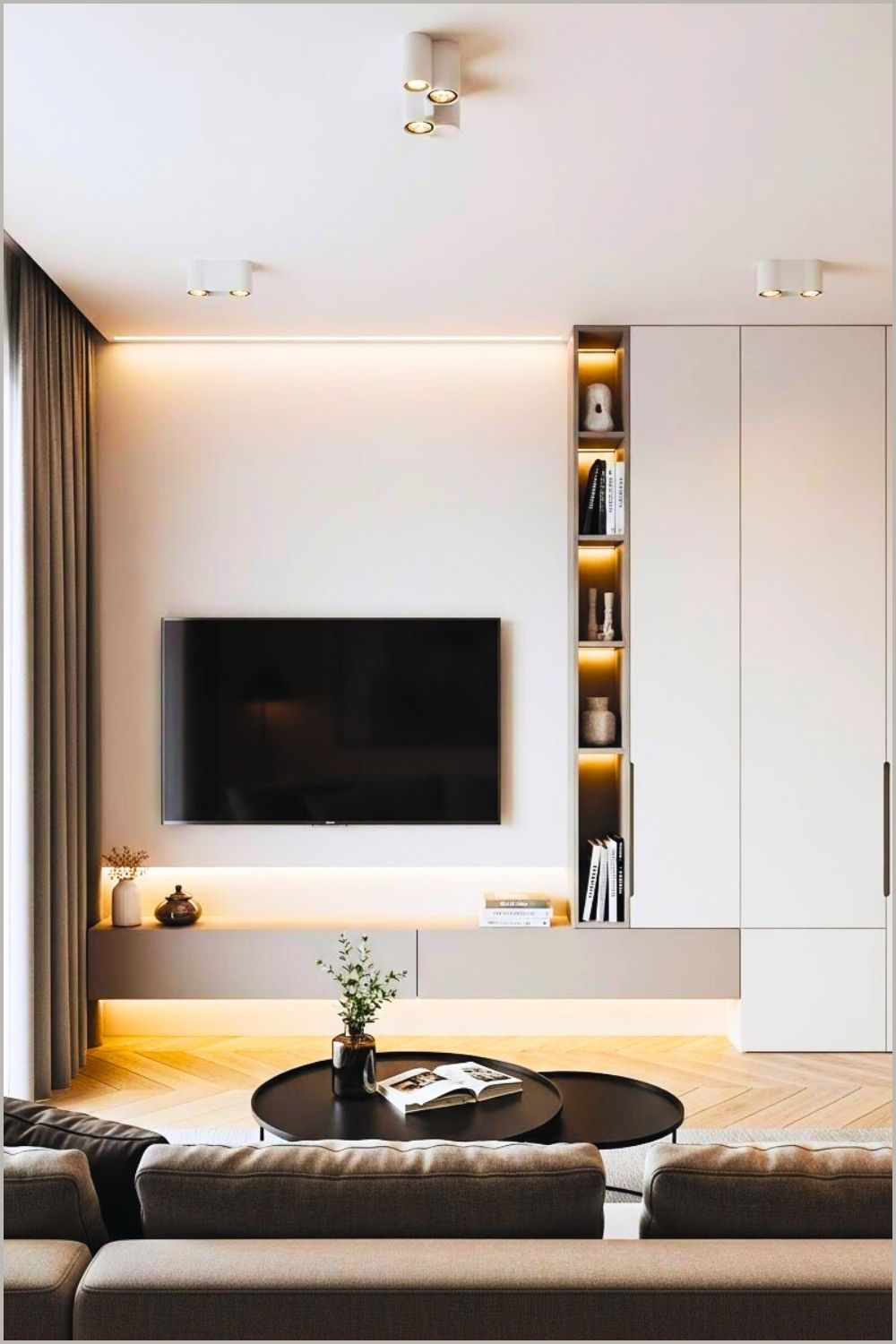 Modern Living Room Showcases How Smart Technology