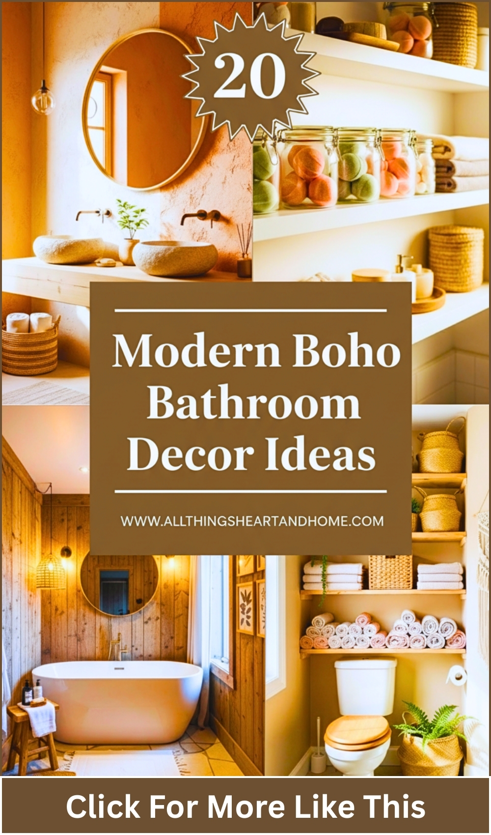 Modern Modern Boho Bathroom Decor Ideas1