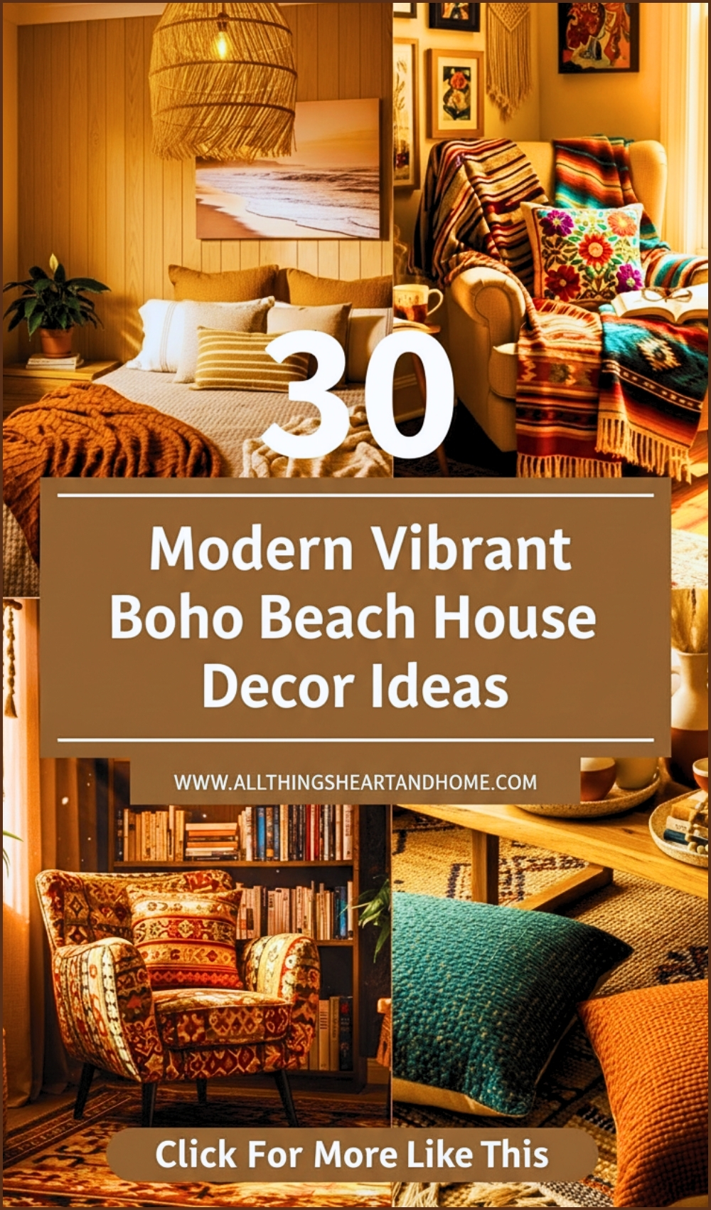 Modern Vibrant Boho Beach House Decor Ideas (1)