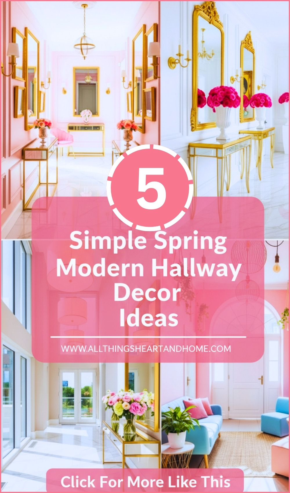 Simple Spring Modern Hallway Decor Ideas 12
