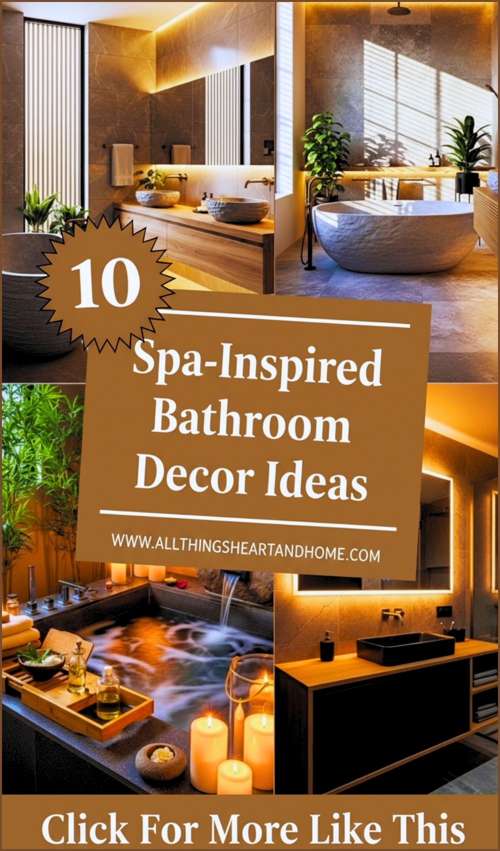 Spa-Inspired Bathroom Decor Ideas