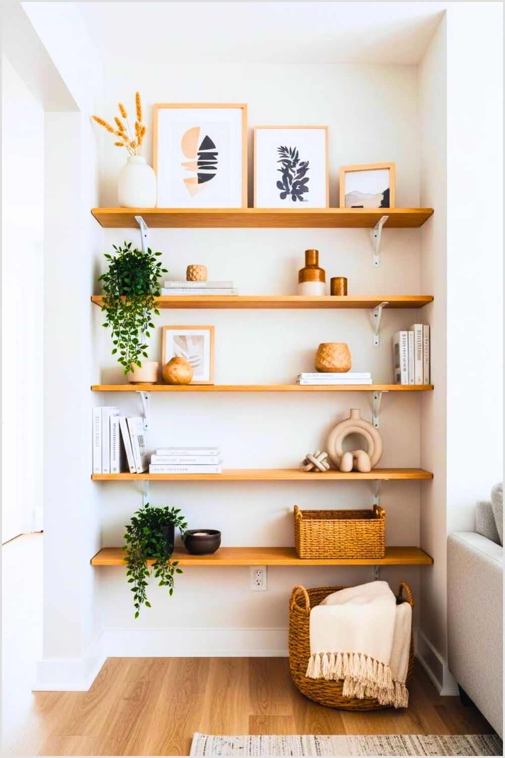 Space Demonstrates How Open Shelving Helps Maintain