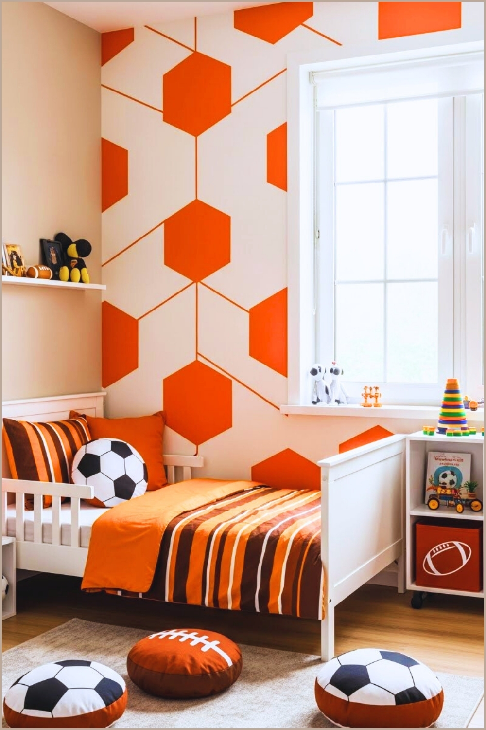Sports Themed Toddler Bedroom Interior Modern And Playful