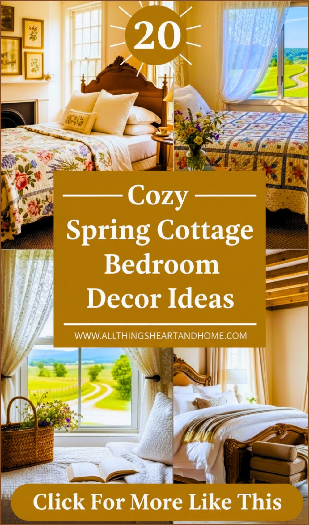 Spring Cottage Bedroom Decor Ideas