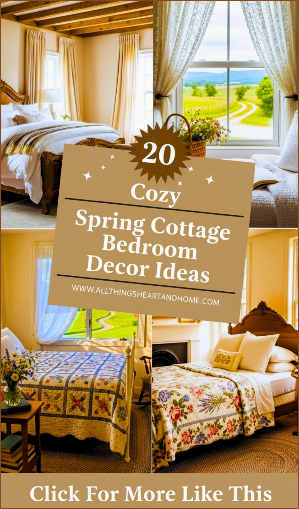 Spring Cottage Bedroom Decor Ideas