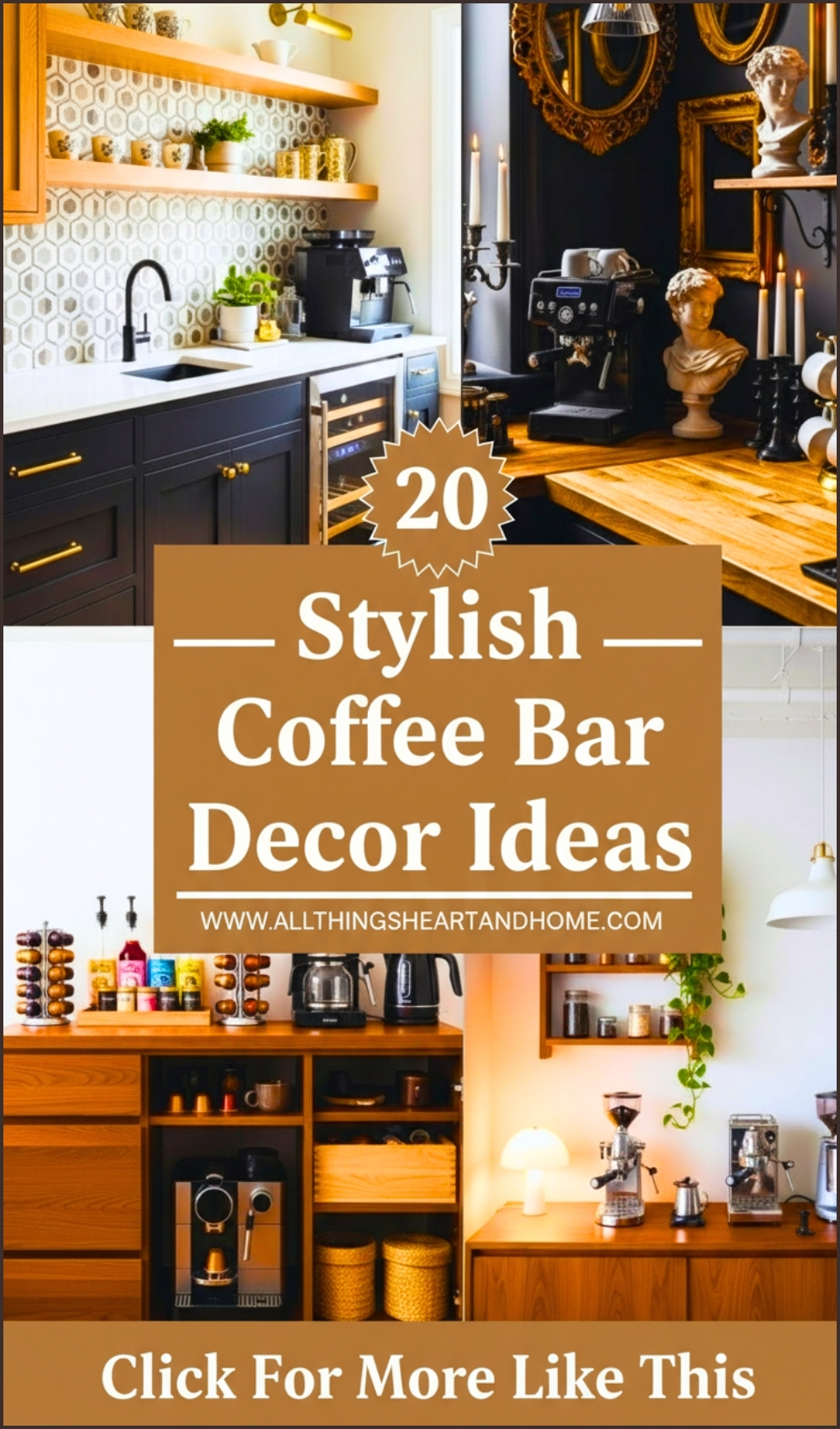 Stylish Coffee Bar Decor Ideas