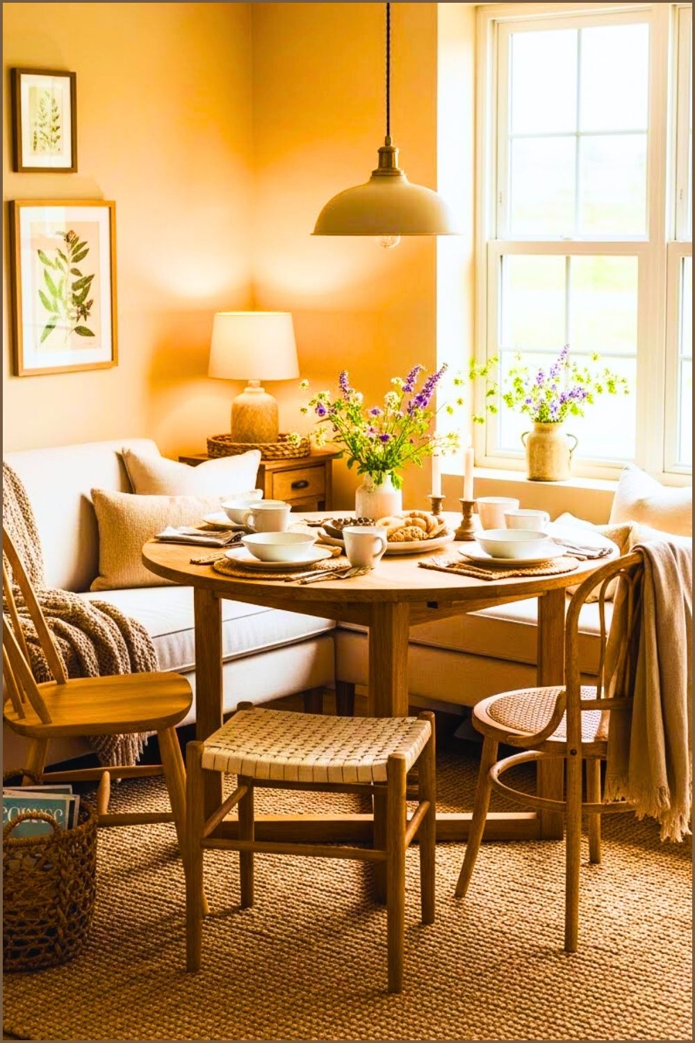 This Cozy Dining Nook Highlights The Beauty Of Versatile