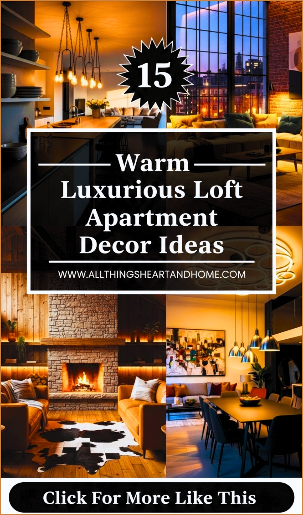 15 Luxurious Loft Apartment Ideas On A Budget - All Things Heart And Home