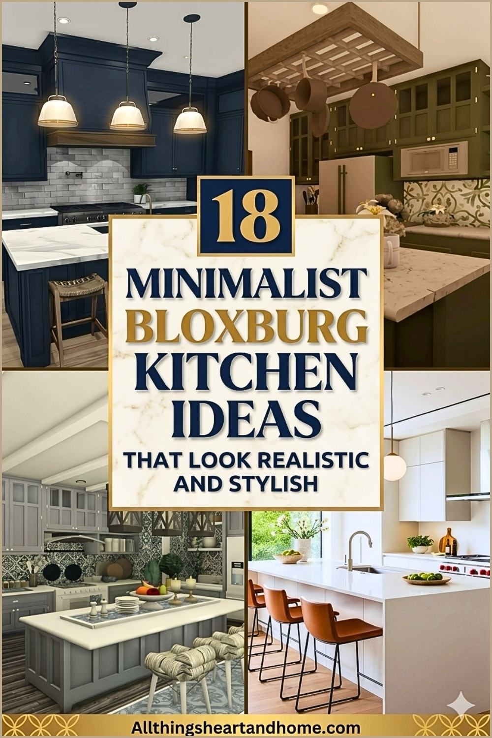 18 Minimalist Bloxburg Kitchen Ideas That Look Realistic and Stylish