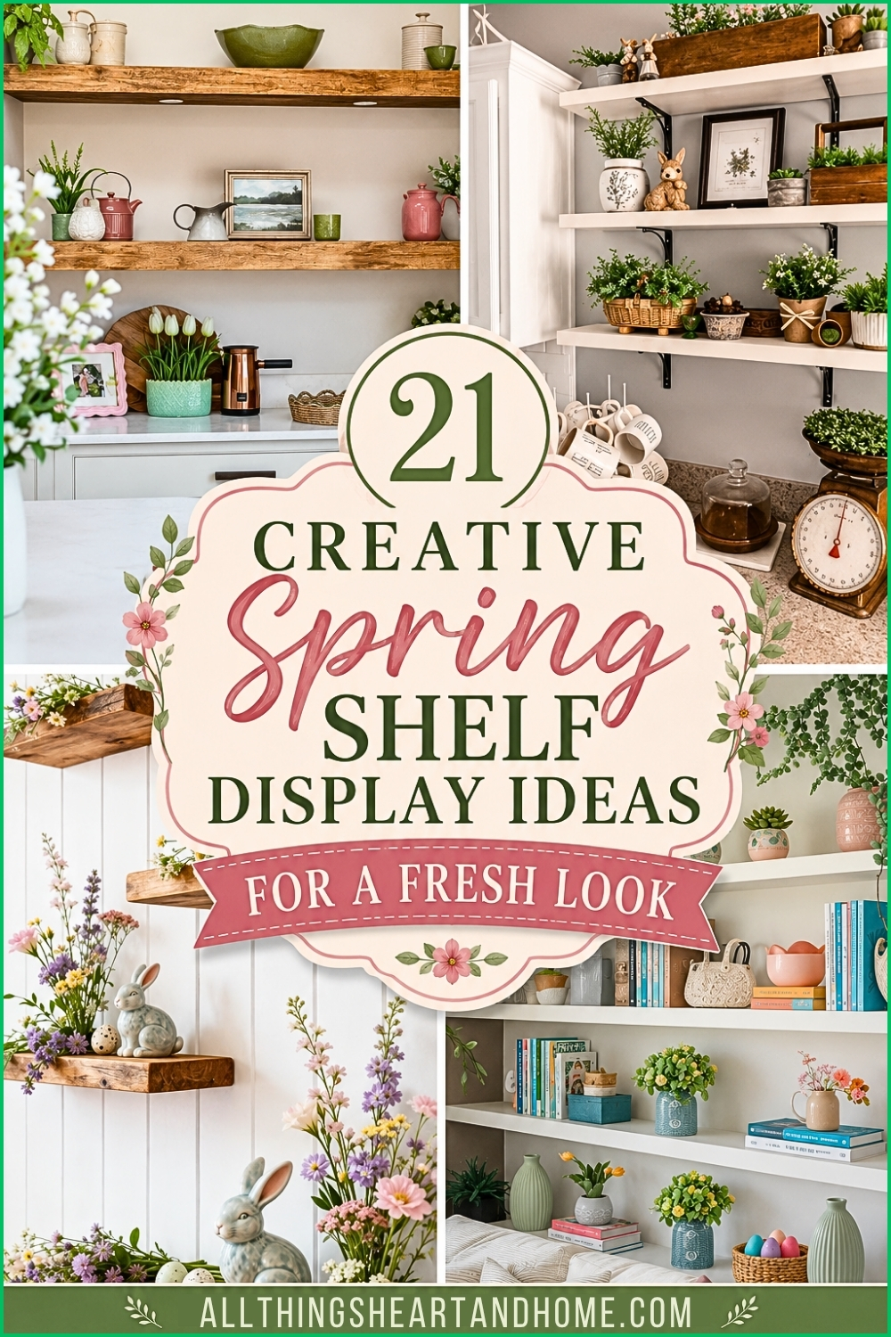 21 Creative Spring Shelf Display Ideas for a Fresh Look