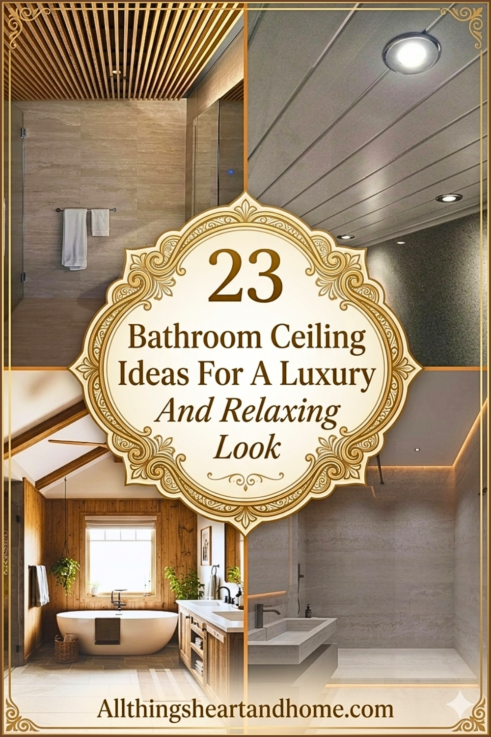 23 Bathroom Ceiling Ideas For A Luxury And Relaxing Look