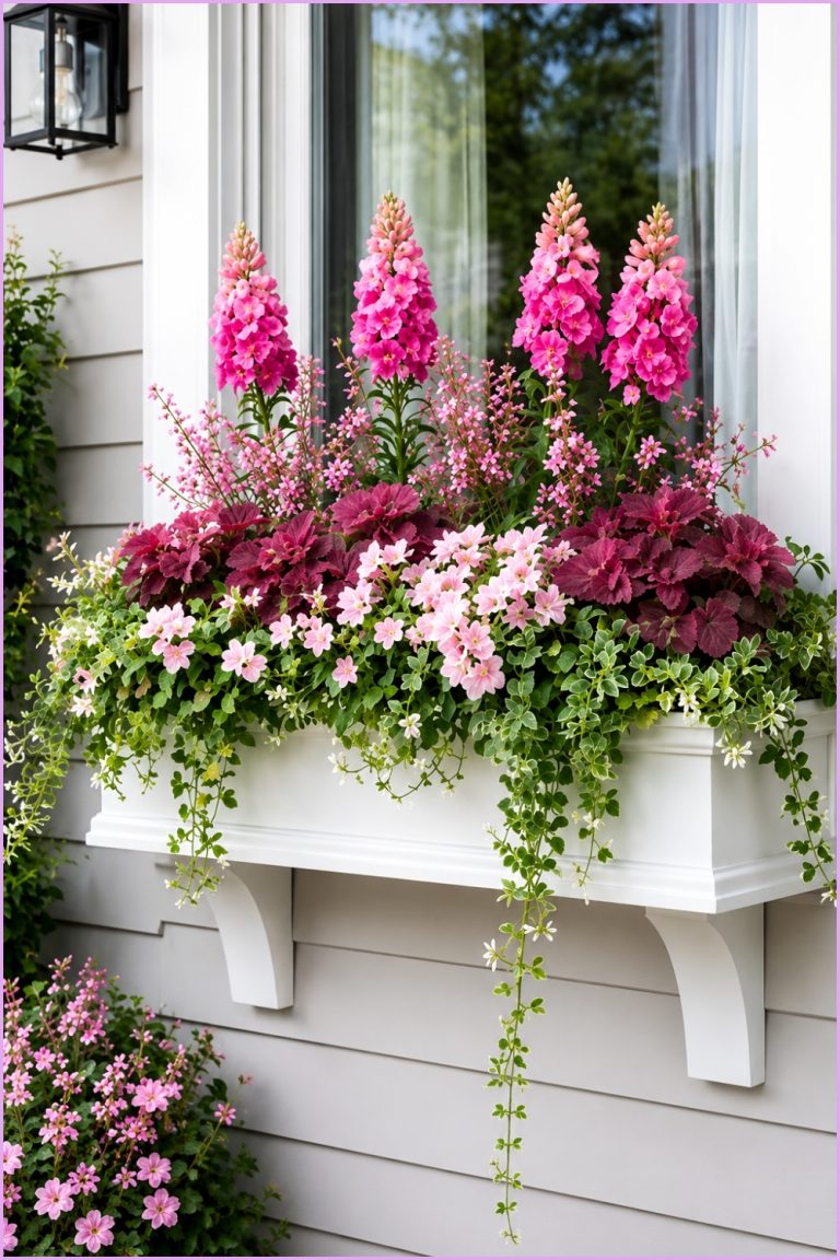 Charming Cottage Garden Window Box