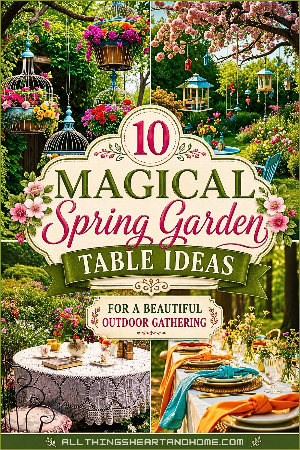 Magical Spring Garden Table Ideas for a Beautiful Outdoor Gathering