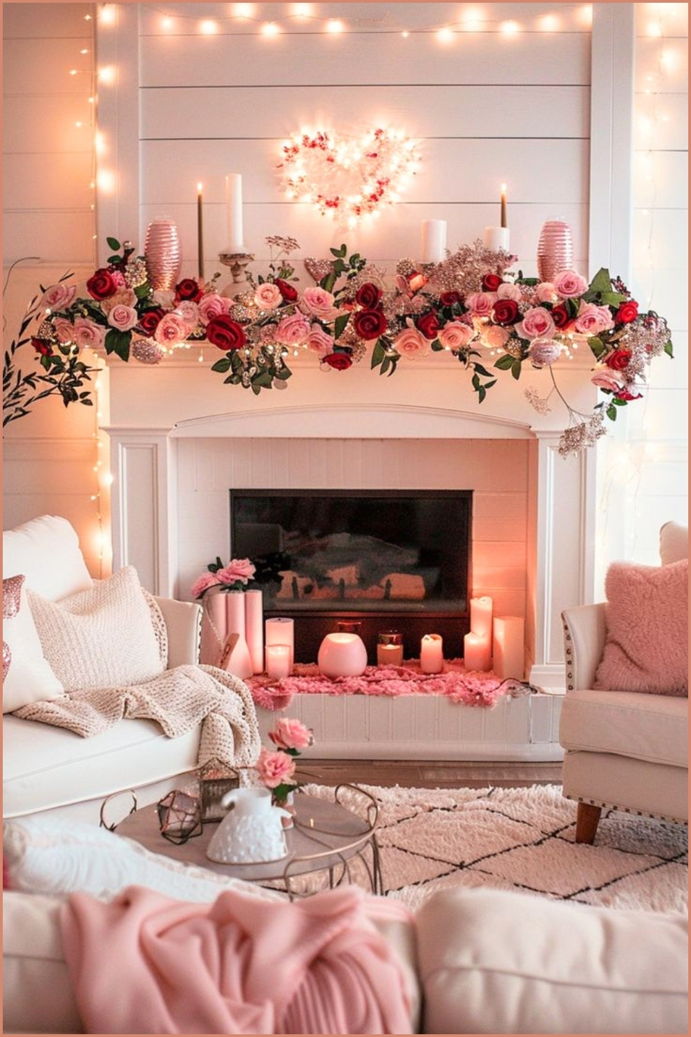 Romantic Fireplace Glow