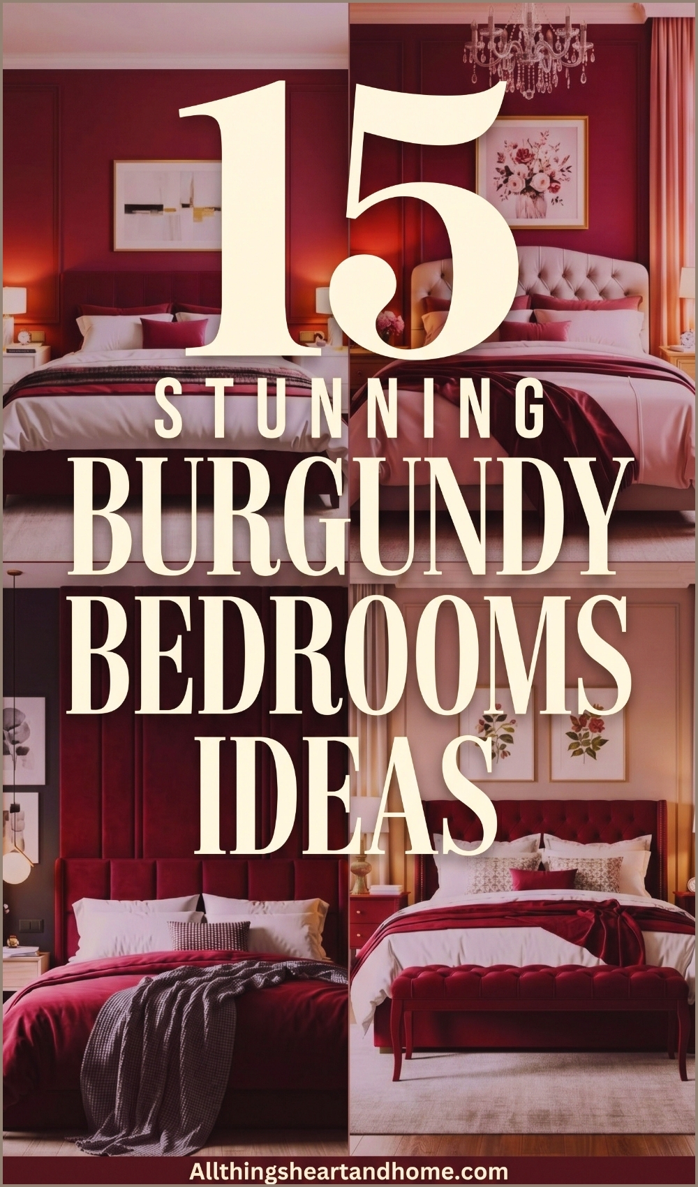 Stunning Burgundy Bedroom Ideas