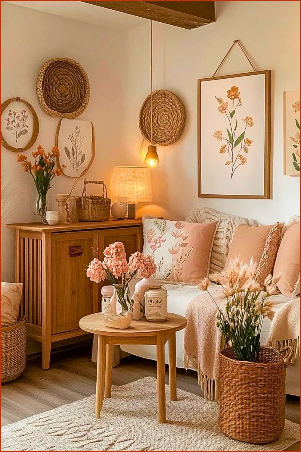 Sun-Drenched Floral Nook