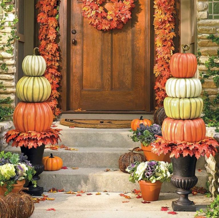 Layer Pumpkins in Different Sizes