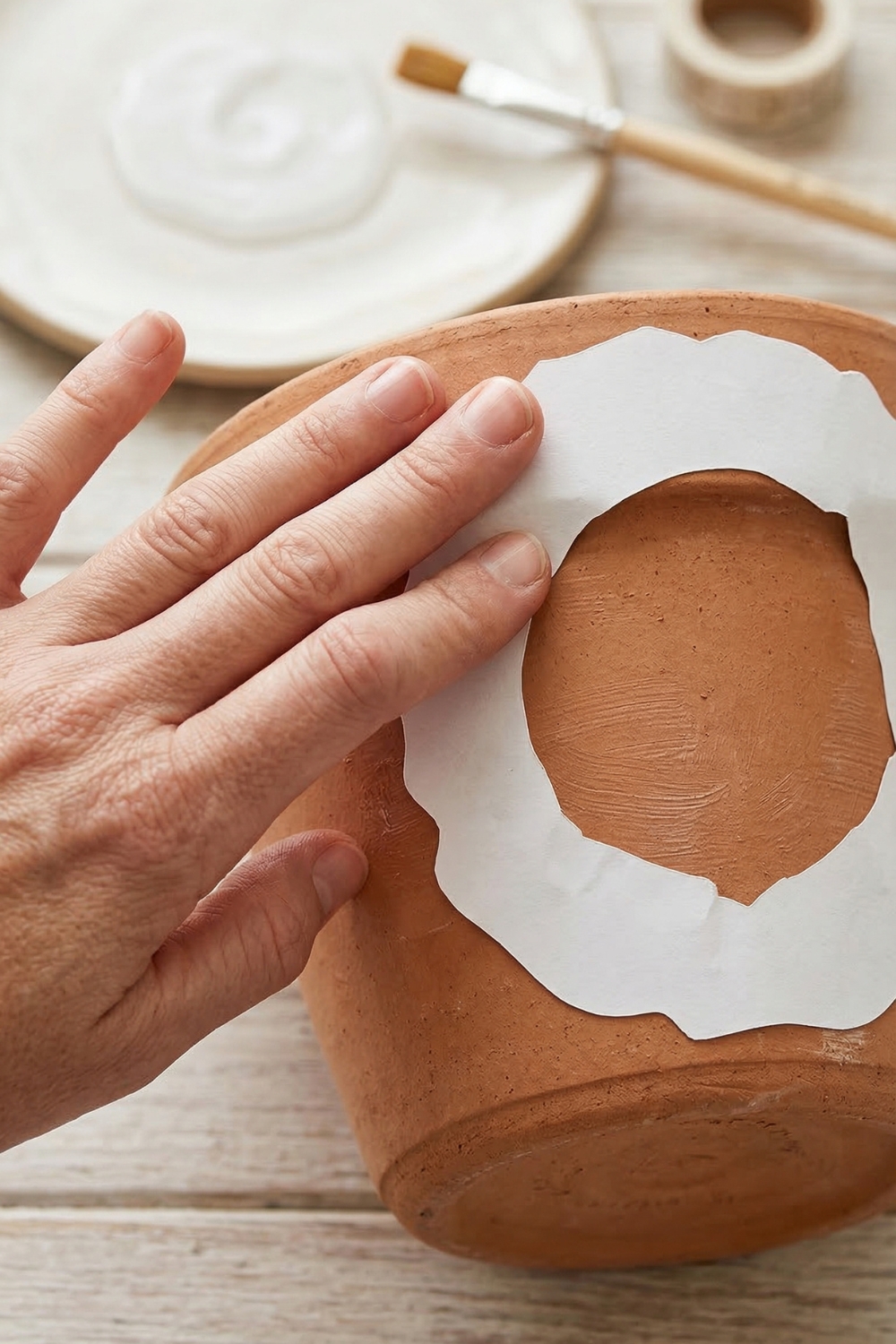 Attach the Image to the Pot