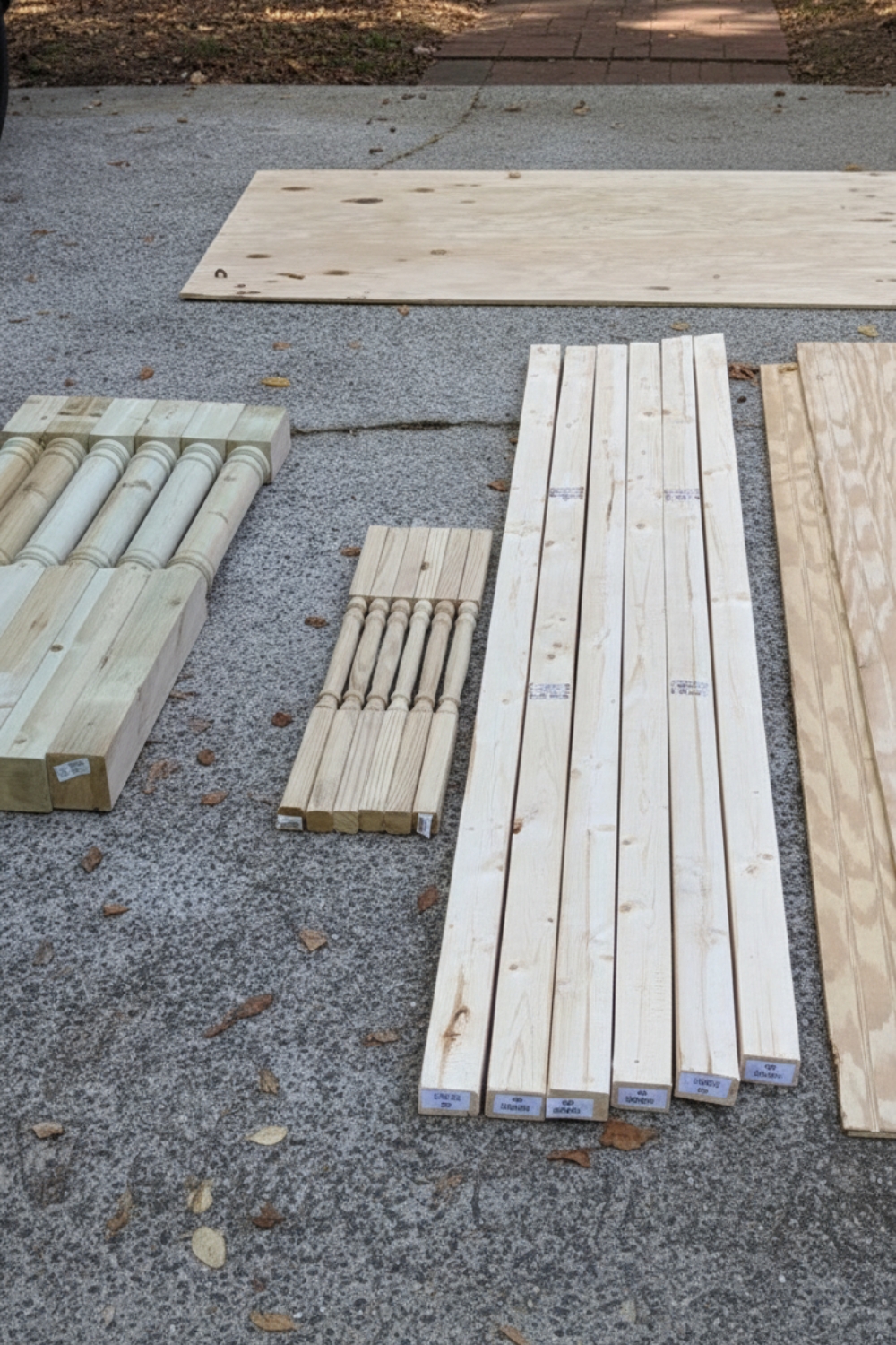 Materials Used for the Playhouse