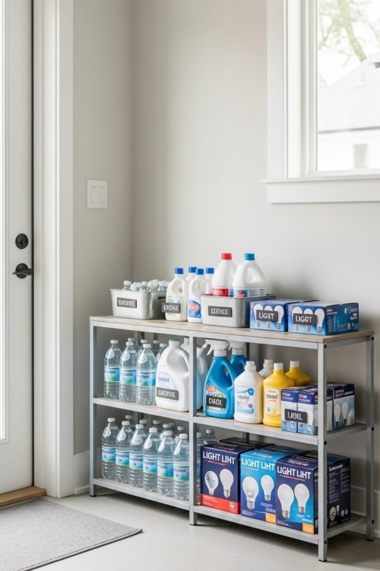 Simple Garage Shelf Organization Ideas  