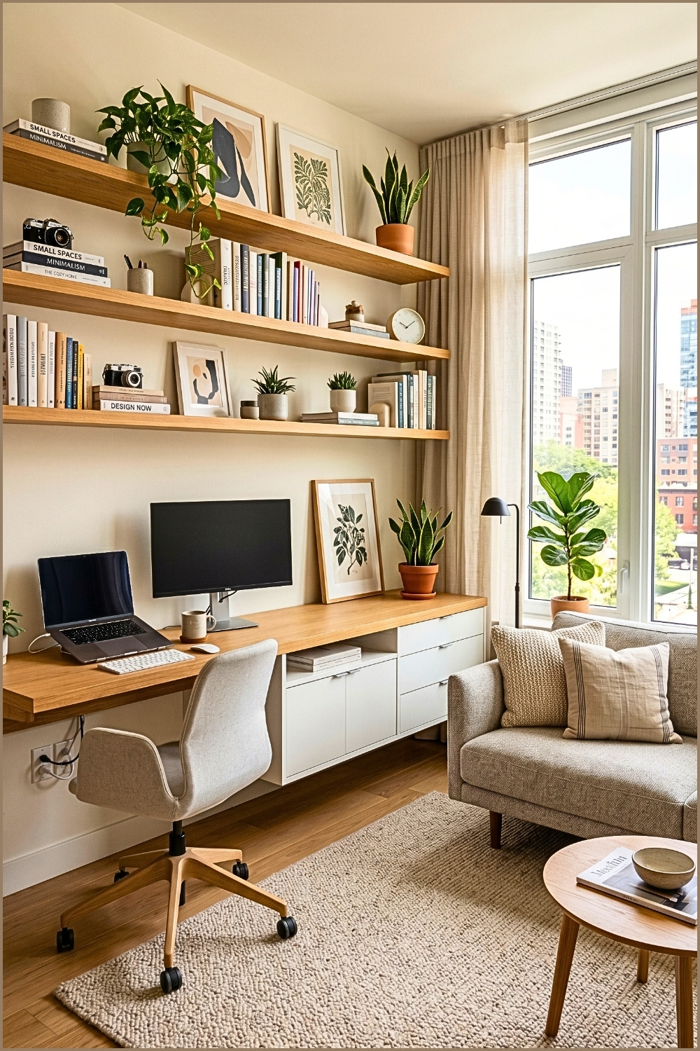 Small Apartment Workstation Design