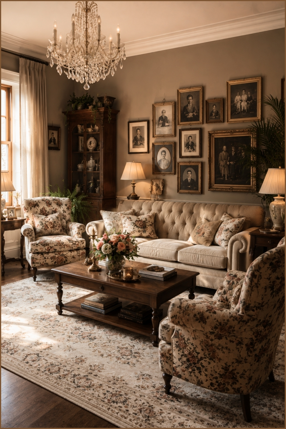 Use Floral Upholstered Chairs to Add Vintage Boho Flair