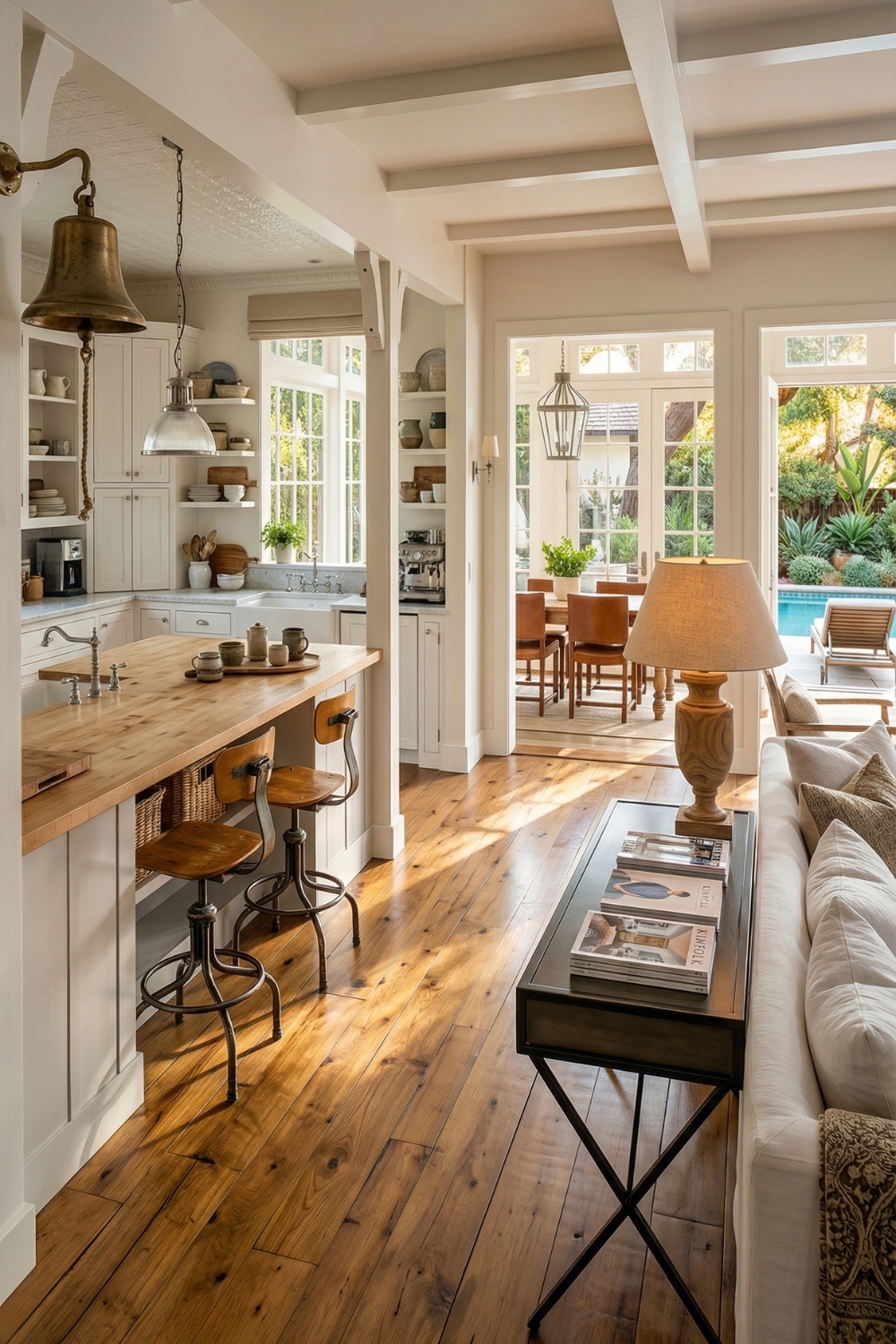 Bring in Natural Wood for Warmth