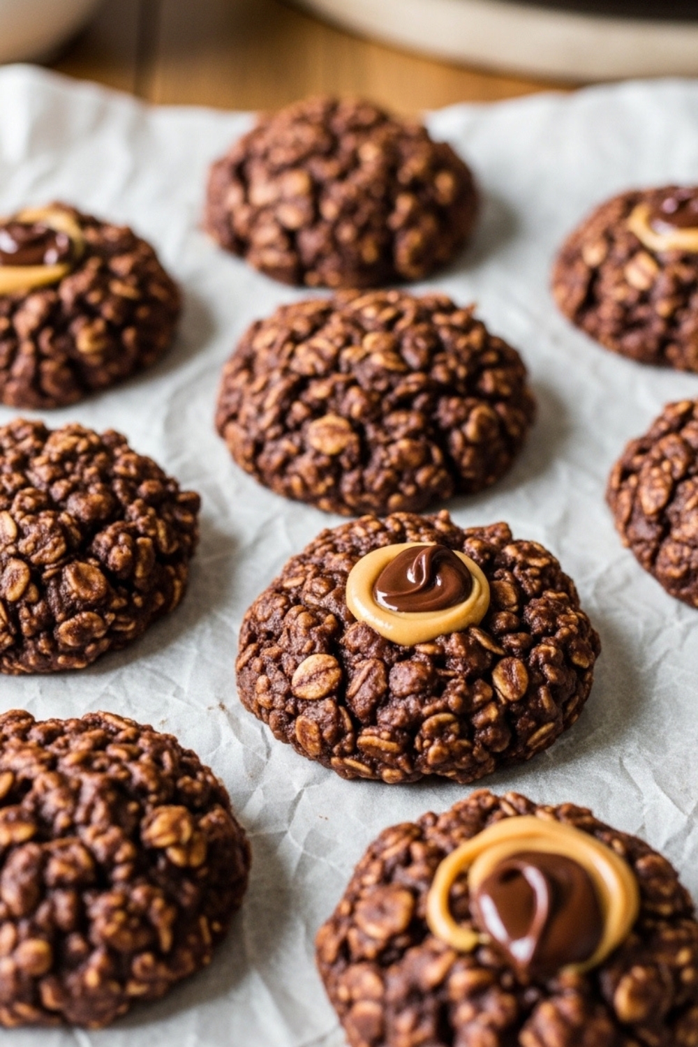 Chocolate Oatmeal No Bake Cookies
