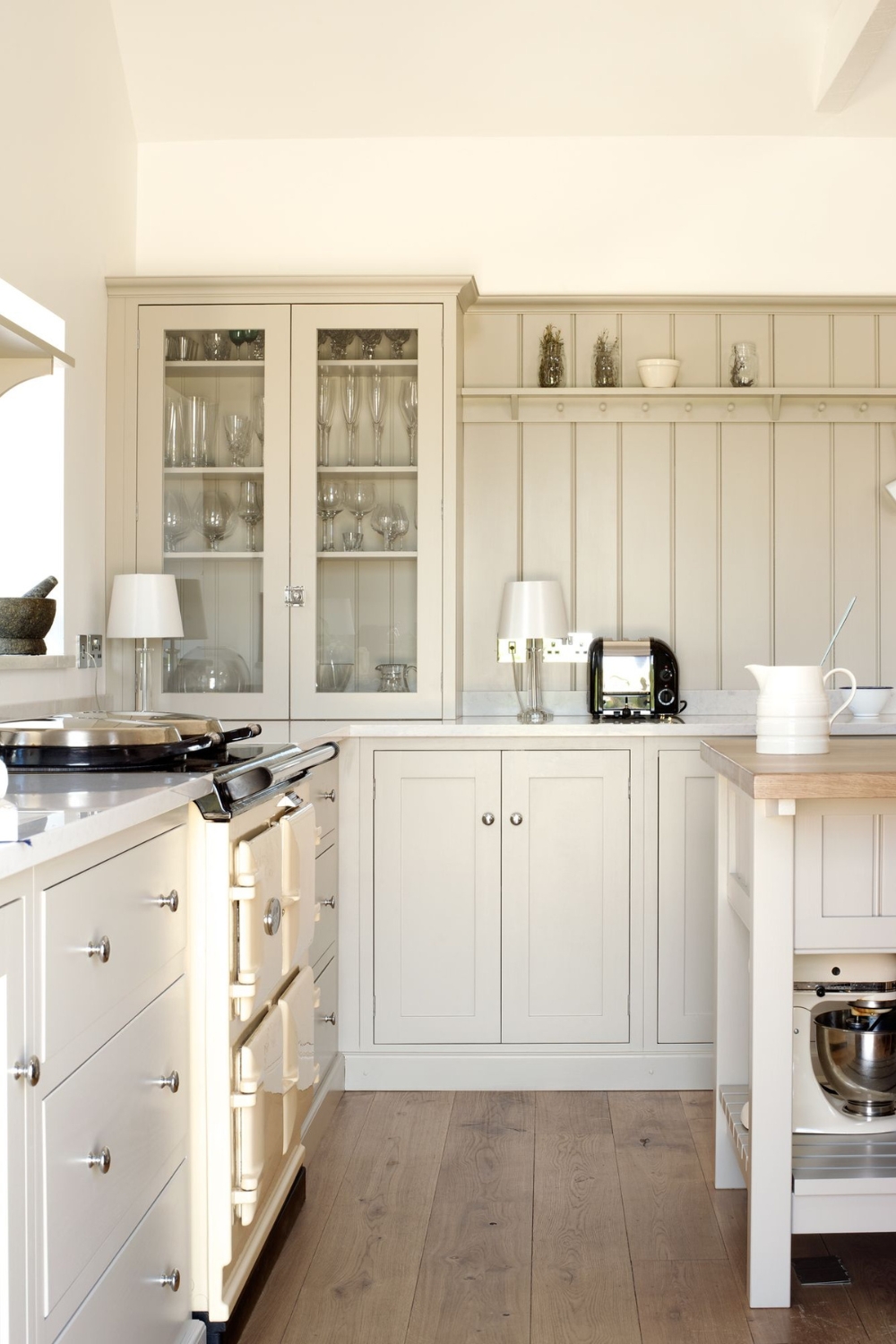 Cream and Soft-Toned Cabinets: Warm and Inviting