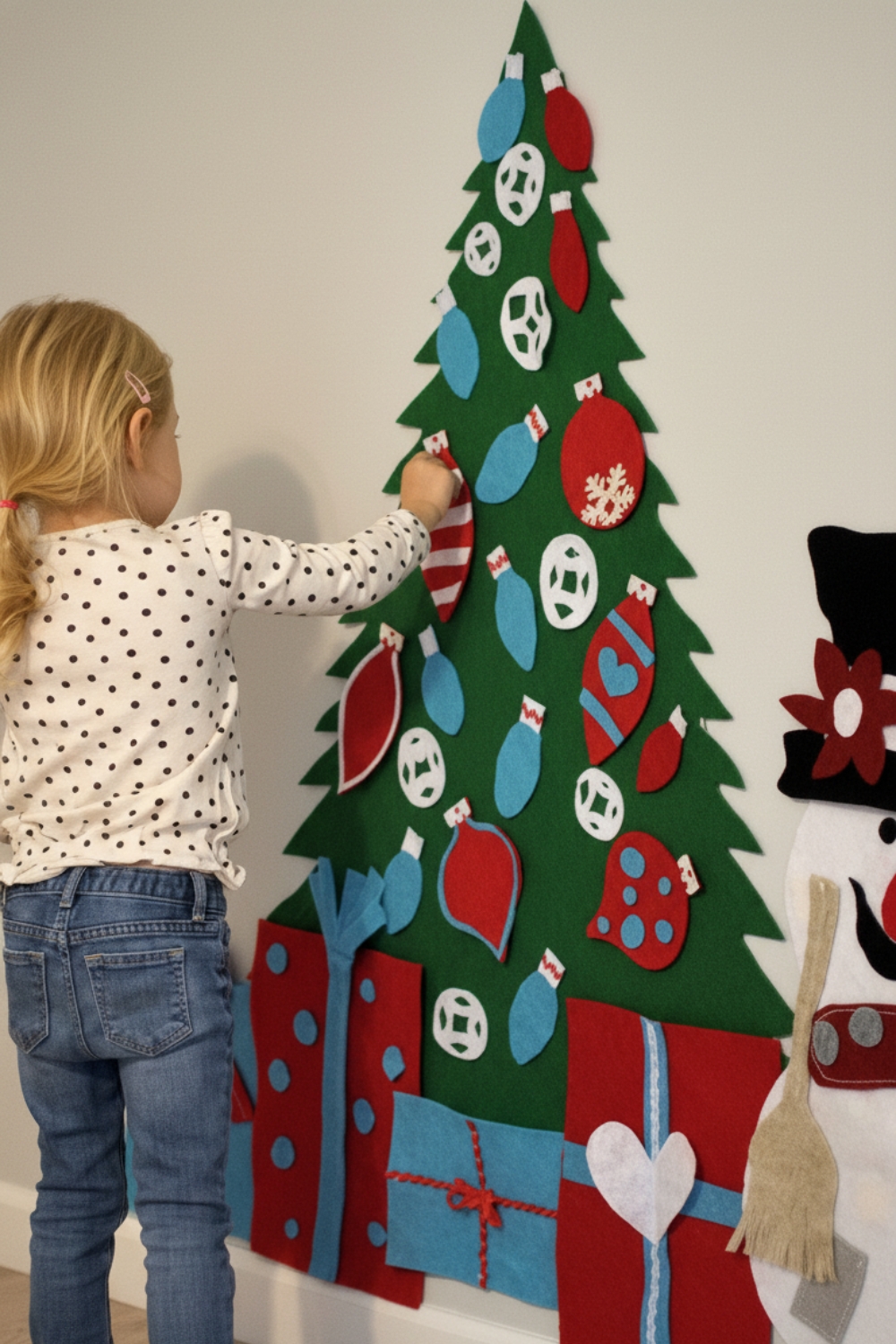 DIY Felt Christmas Tree Kids
