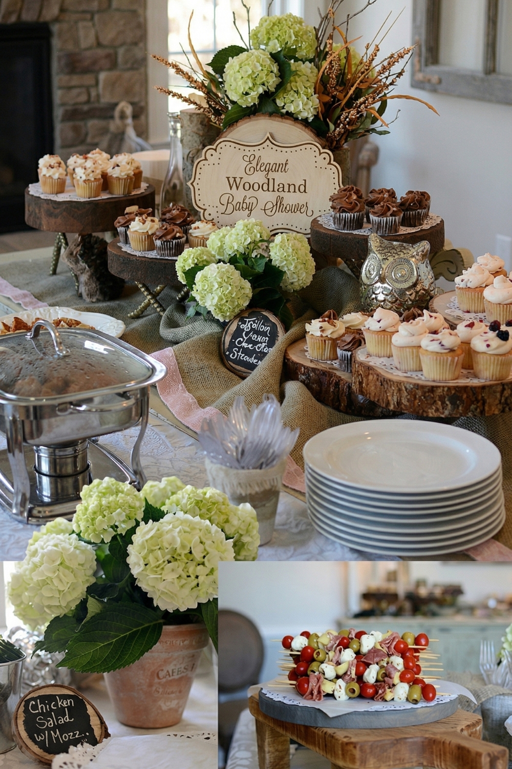 Elegant Woodland Baby Shower
