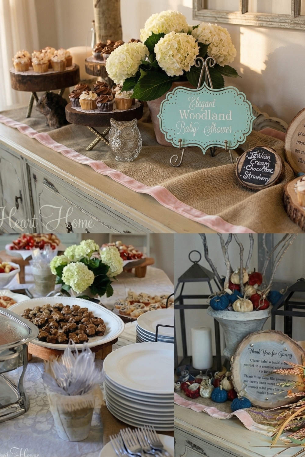 Elegant Woodland Baby Shower