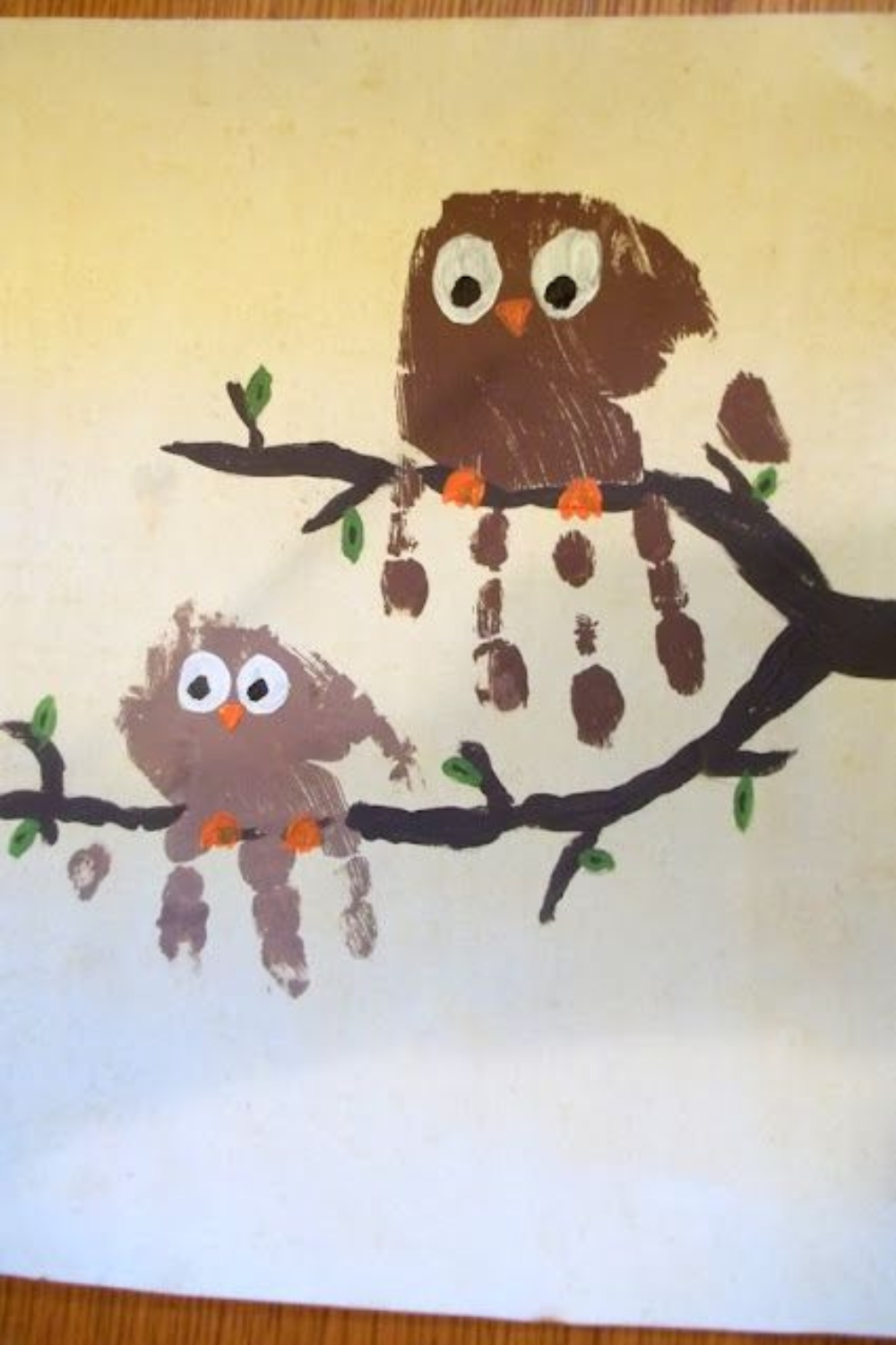 Handprint Owl Craft