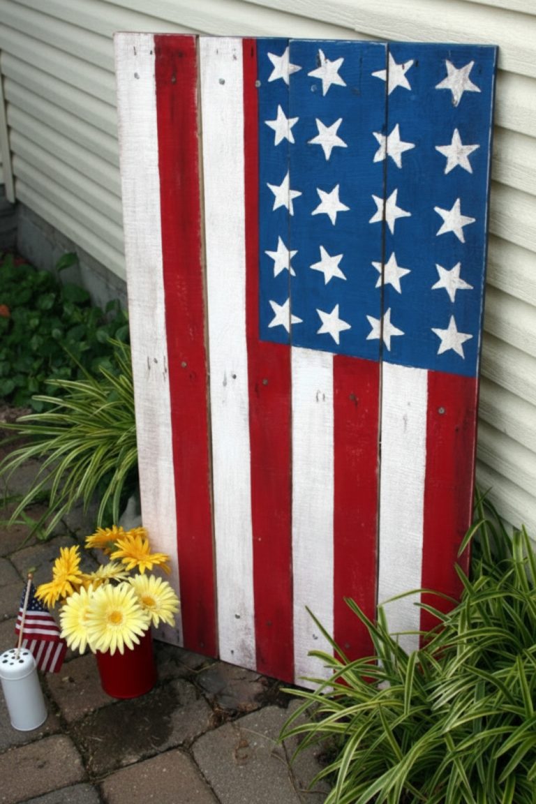 Pallet Wood Flag