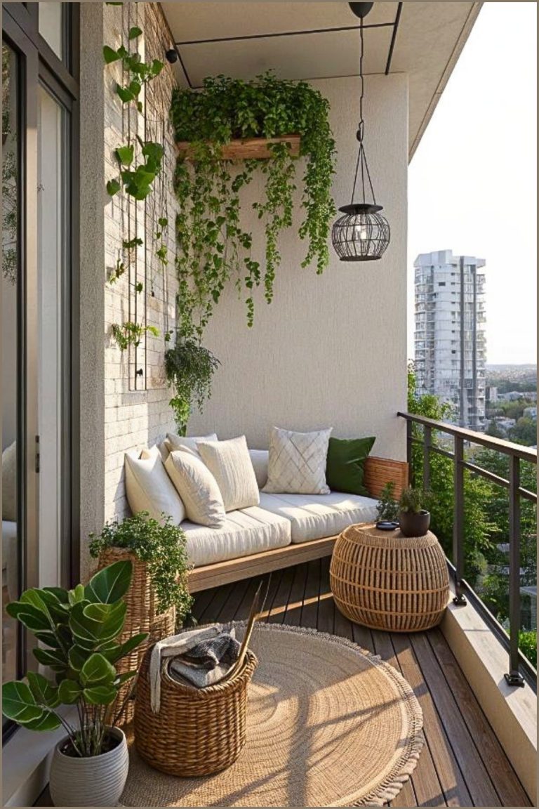 35 Stunning Narrow Balcony Design Ideas For A Cozy Feel