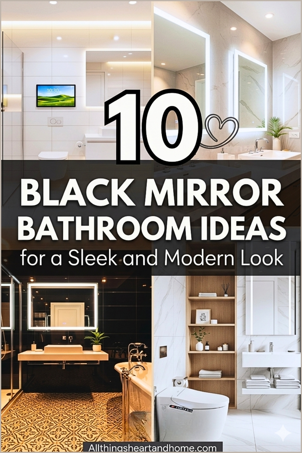 10 Black Mirror Bathroom Ideas for a Sleek and Modern Look