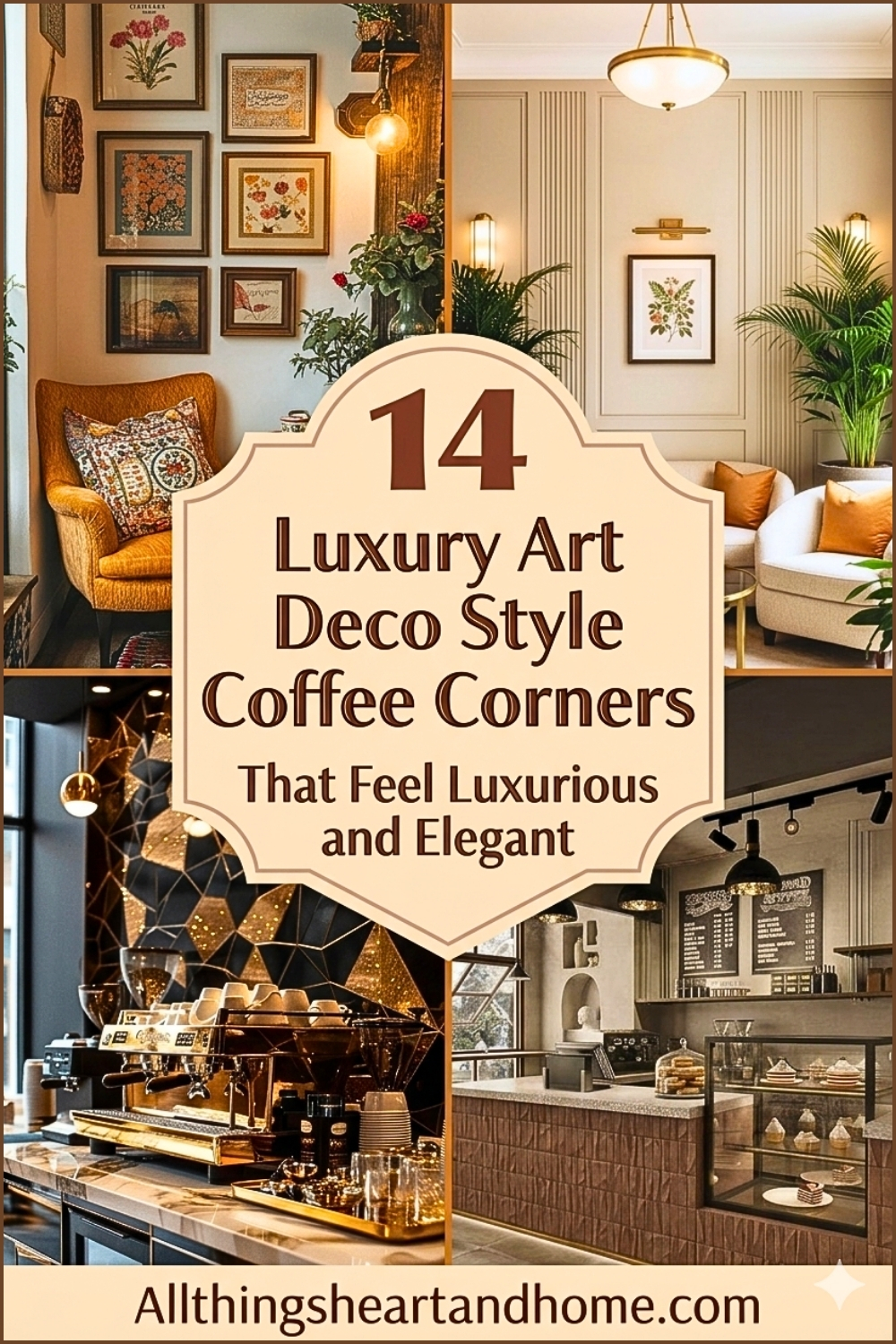 14 Art Deco Style Coffee Corners That Feel Luxurious and Elegant