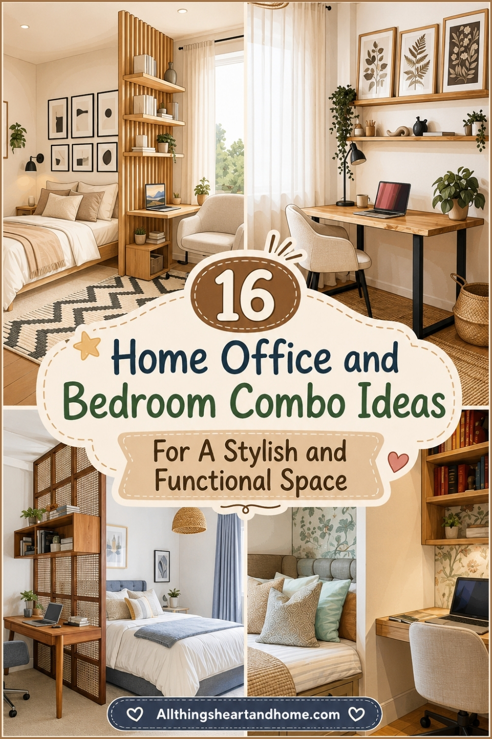16 Home Office and Bedroom Combo Ideas for a Stylish and Functional Space