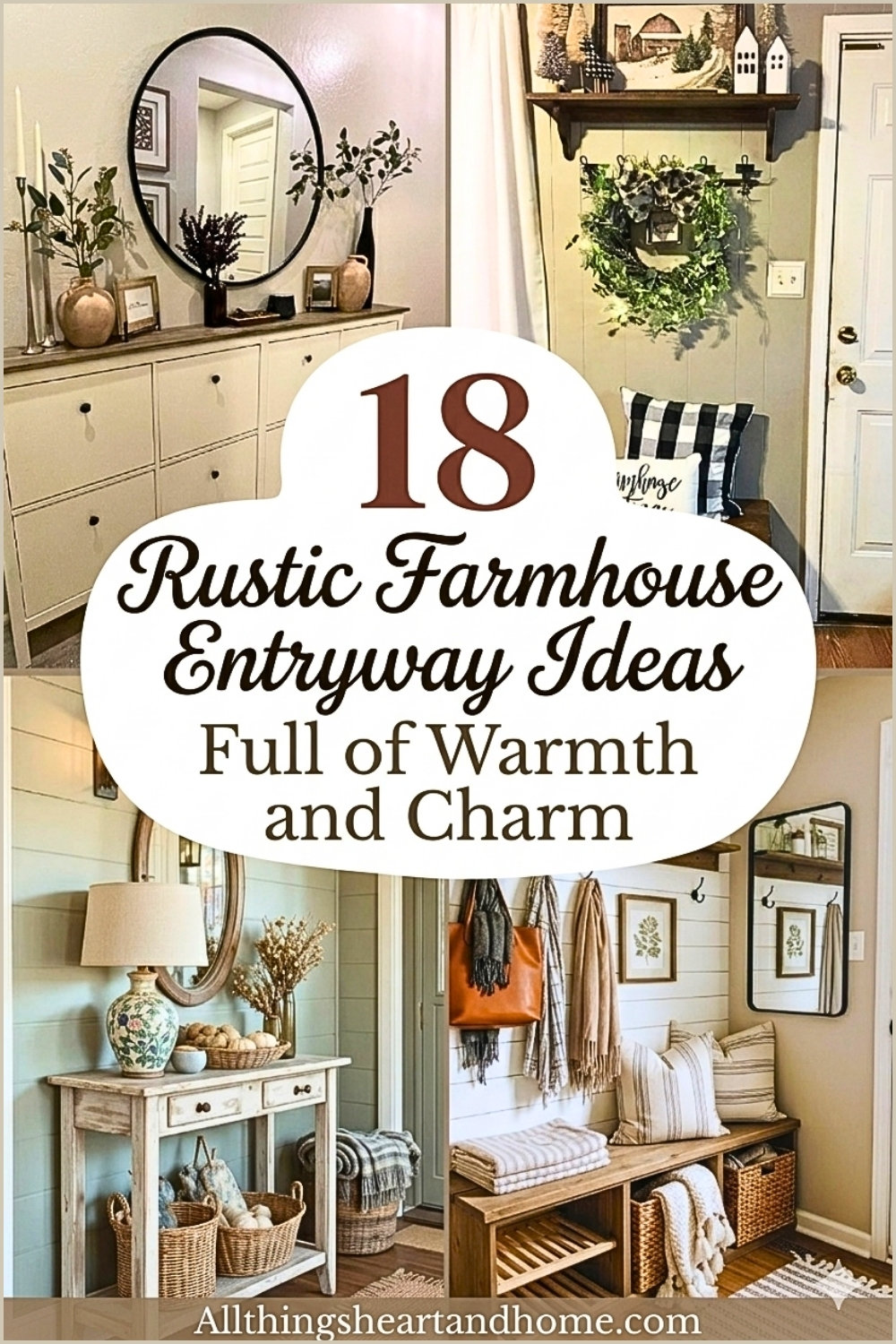 18 Rustic Farmhouse Entryway Ideas Full of Warmth and Charm