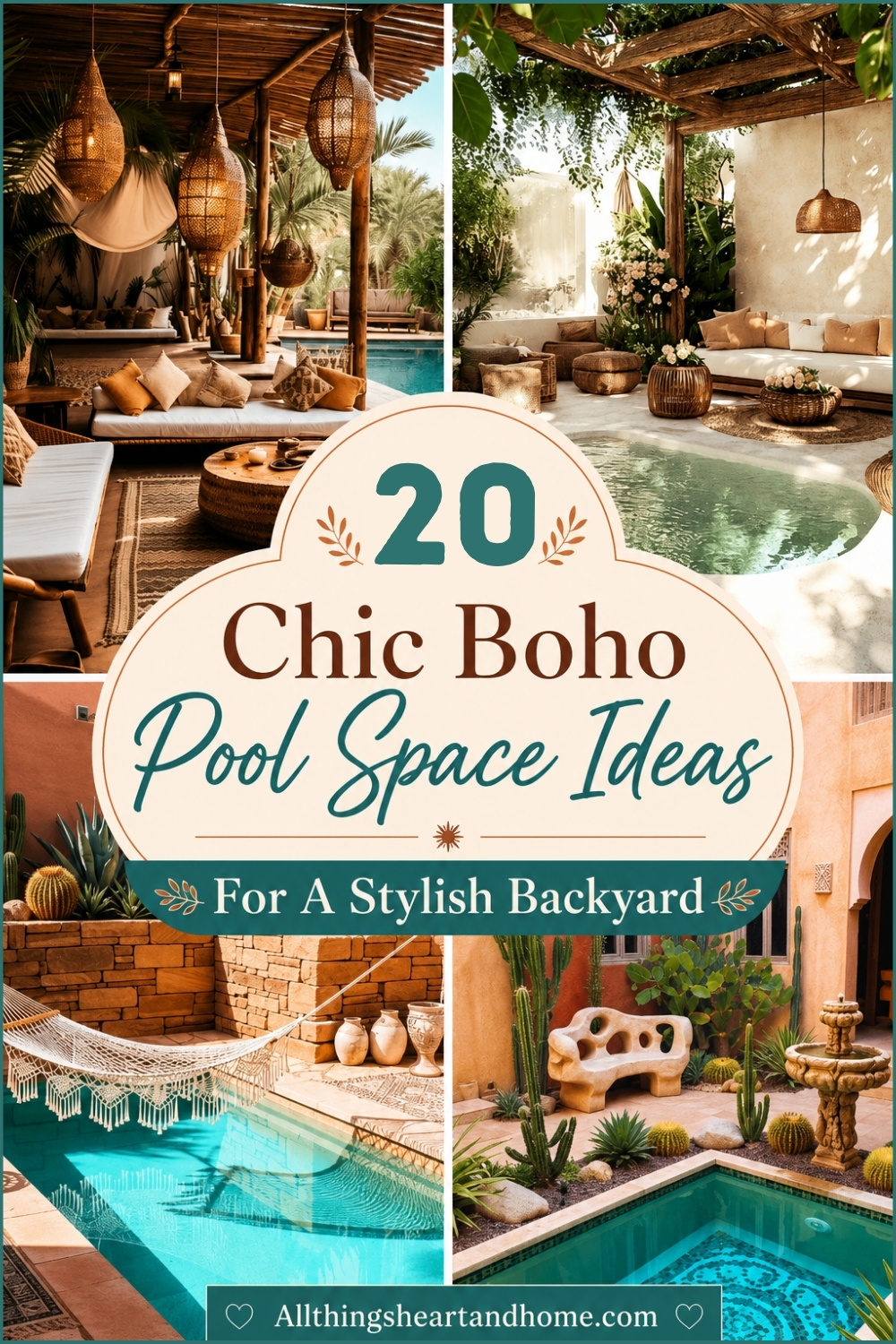 20 Chic Boho Pool Space Ideas for a Stylish Backyard