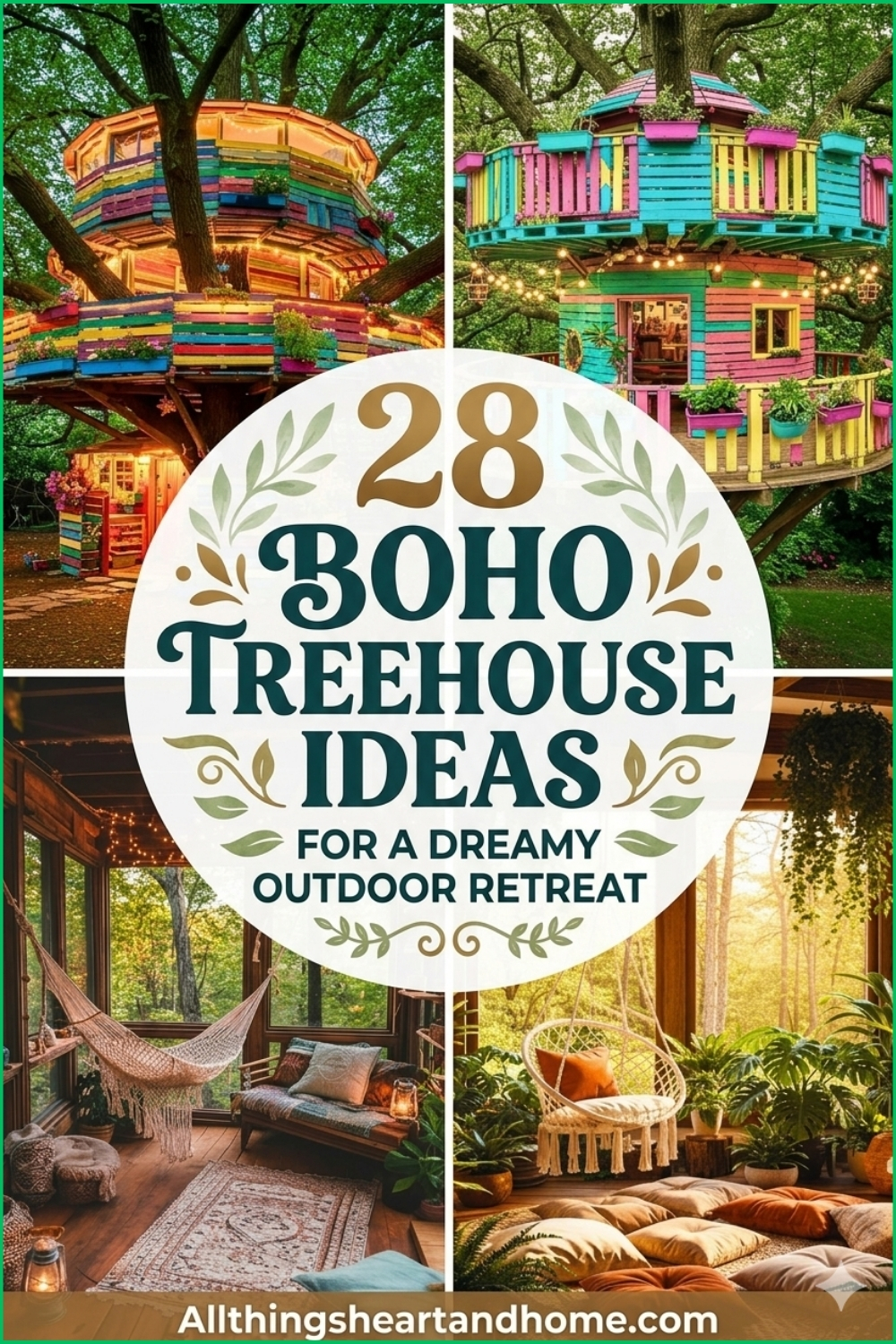 28 Boho Treehouse Ideas for a Dreamy Outdoor Retreat
