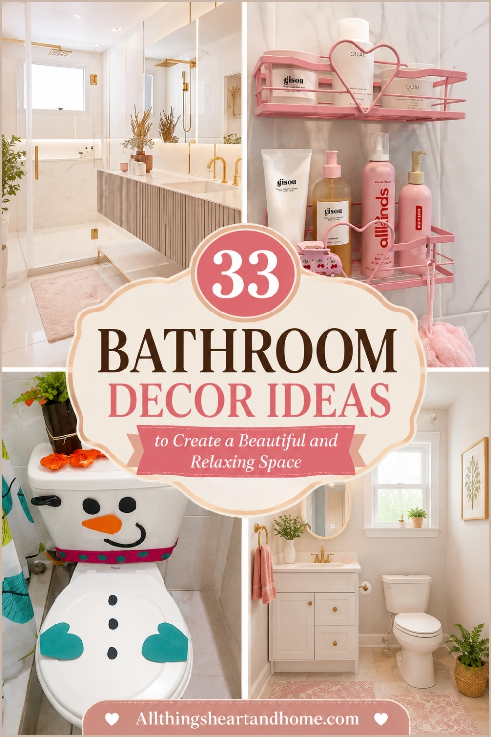 33 Bathroom Decor Ideas to Create a Beautiful and Relaxing Space