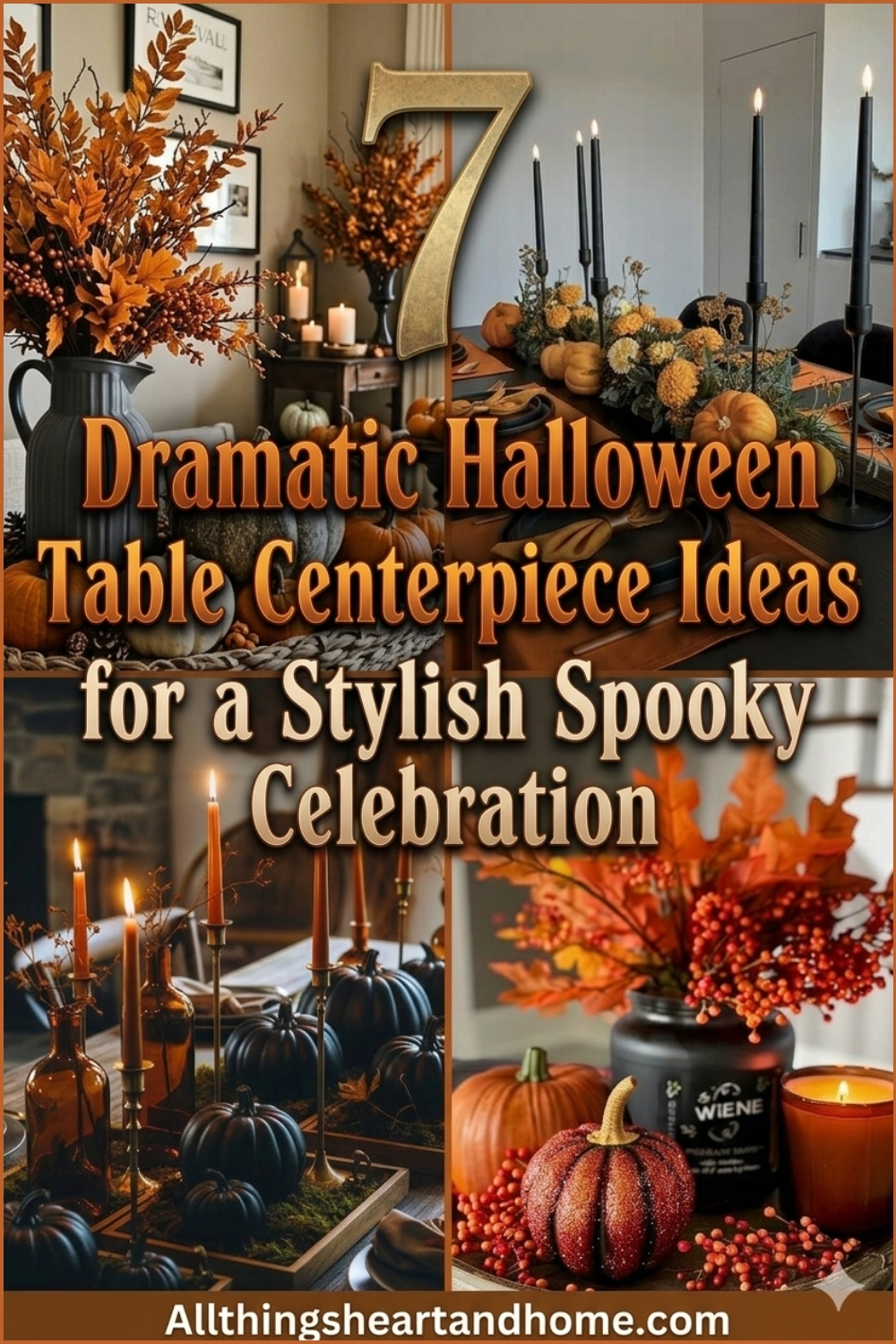 7 Daramatic Halloween Table Centerpiece Ideas for a Stylish Spooky Celebratio